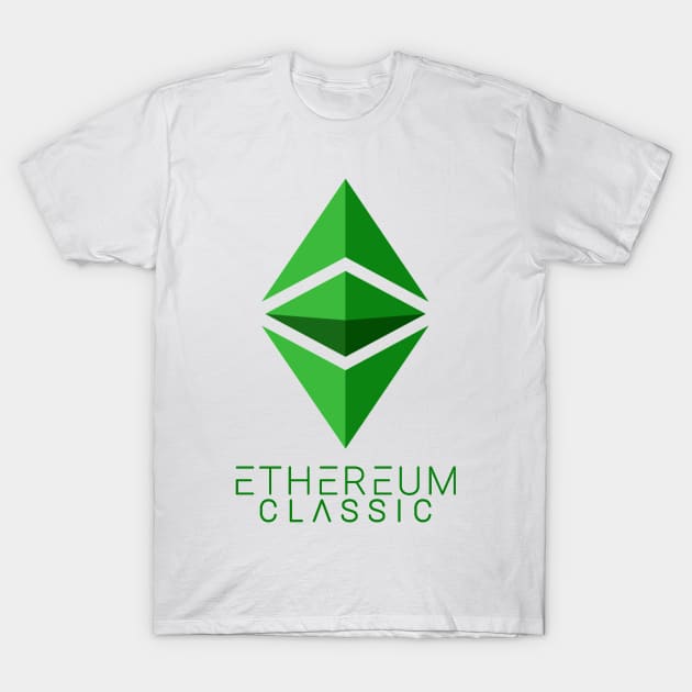 ETC Coin Cryptocurrency Ethereum Classic crypto T-Shirt by J0k3rx3